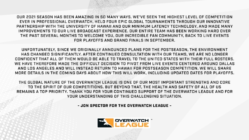 (사진=오버워치리그 공식 SNS 발췌).