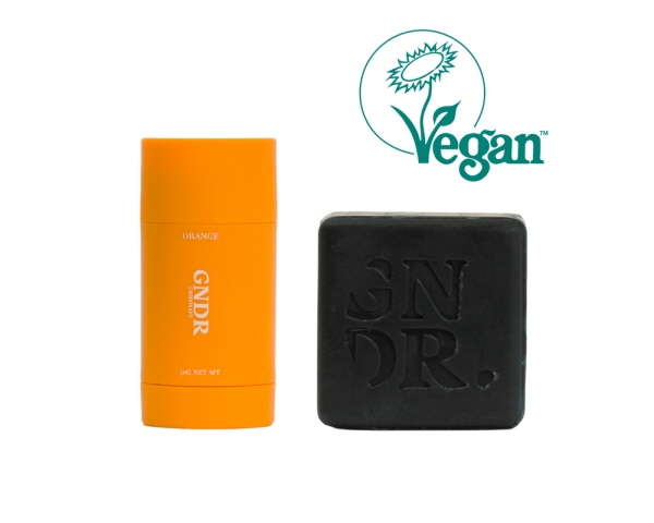 지엔디알, 오렌지 데오드란트 및 멀티솝바 비건 인증 획득
