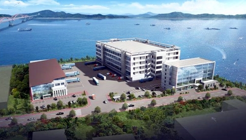 목포 수산식품 수출지원센터 조감도