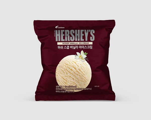 에버스톤, ‘허쉬 스쿱 바닐라 아이스크림’ 신제품 3일 출시