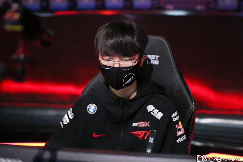 카사딘을 꺼내 맹활약한 T1 '페이커' 이상혁.