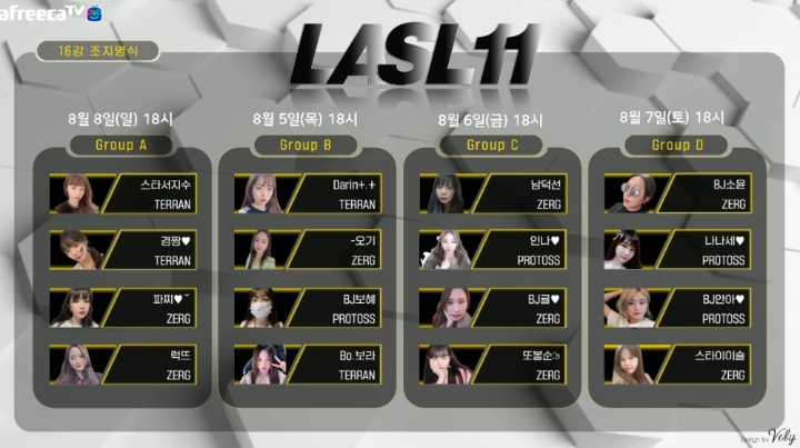 지난 8월 진행된 LASL 시즌11에 참여한 여성 BJ들.