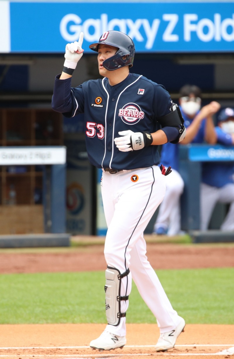 개인 첫 3연타석 홈런을 날린 양석환