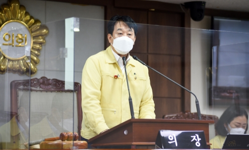 순천시의회 허유인 의장, ‘연향뜰 도시개발사업’ 관련 입장 표명/사진=순천시의회