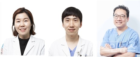 (왼쪽부터)경희대치과병원영상치의학과오송희교수,교정과최진영교수,교정과김성훈교수