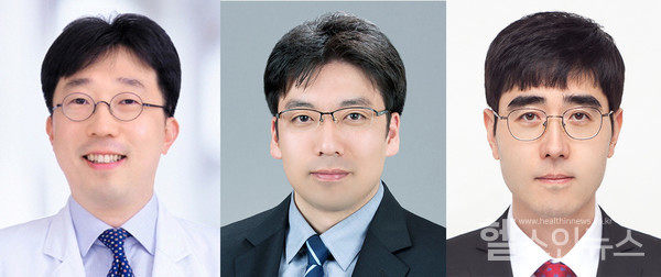 (왼족부터)서울대병원안과김정훈교수,고려대학교우재성교수,한양대학교배상수교수