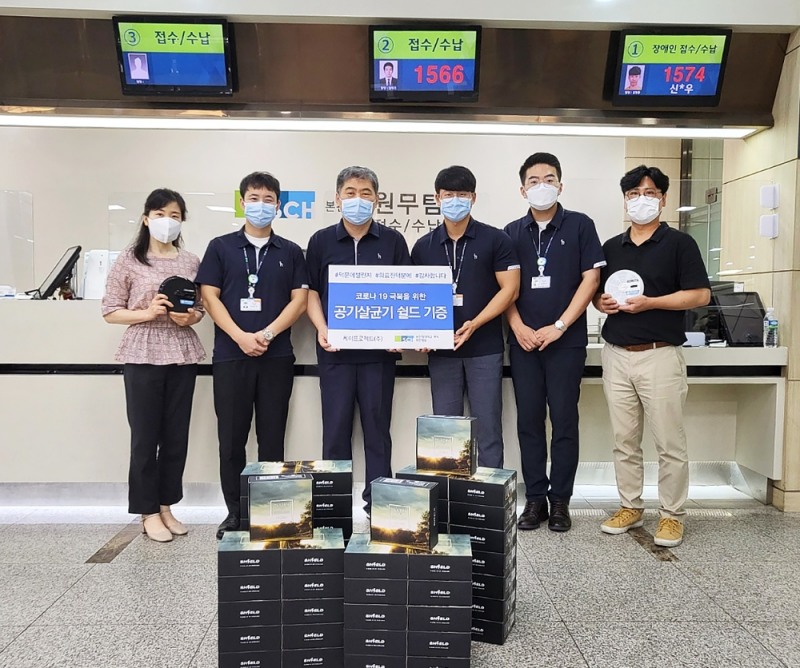 순천향대학교부속 부천병원 의료원노동조합, 설립일 기념하여 공기살균기 설치