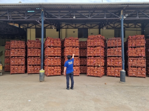 무안경찰, '농심 멍들게 하는'농산물 절도 예방 맞춤형 방범 활동 모습/사진=무안경찰서