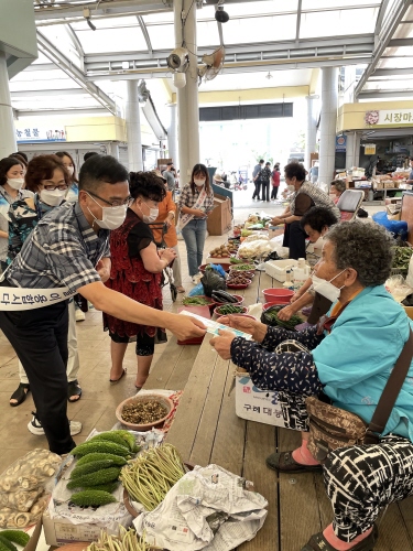 곡성군, 추석맞이 전통시장 생활 방역 동참 캠페인 실시