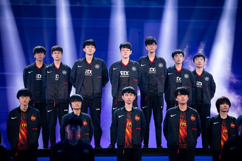 롤드컵에 진출한 EDG(Photo=LPL 官方)