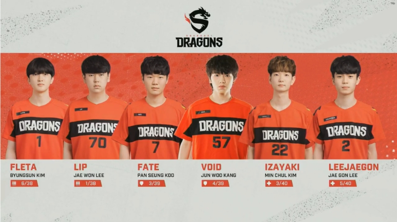 상하이 드래곤스(사진=중계화면 캡처).