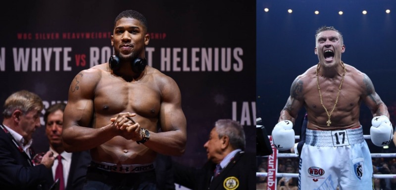 앤서니 조슈아(왼쪽)와 알렉산드르 우식