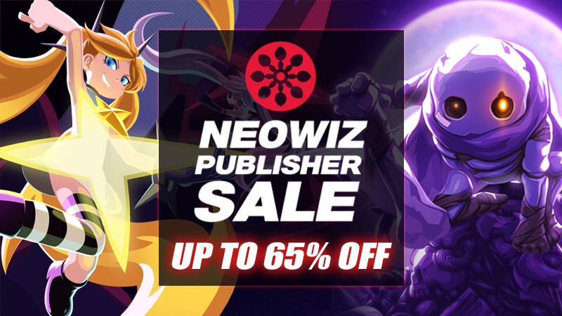 네오위즈, 스팀서 최대 65% 퍼블리셔 할인 프로모션 진행