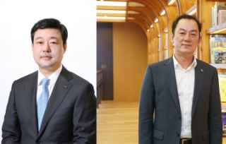 지동섭 SK 온 대표, 명성 SK 어스온 대표/사진 제공 = sk이노베이션