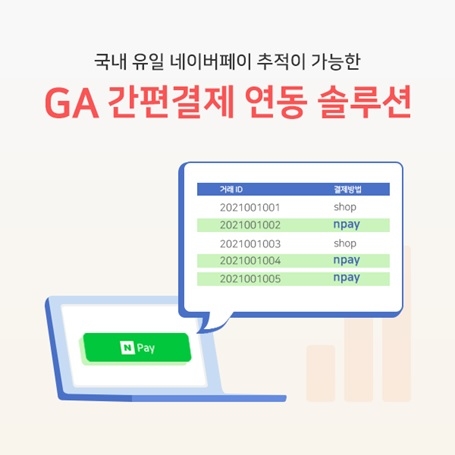 파인데이터랩, 네이버페이 분석 가능한 쇼핑몰 ‘GA 간편결제 연동 솔루션’ 오픈