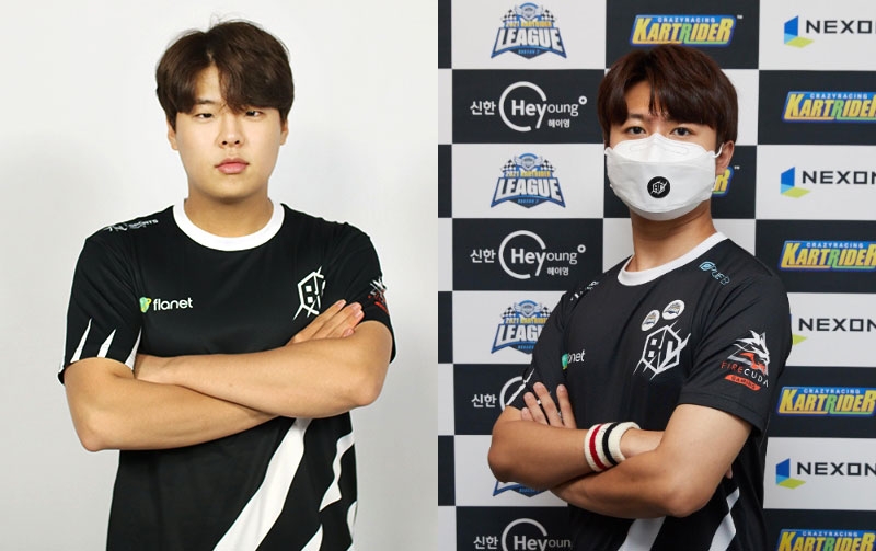 블레이즈 문호준 감독과 주장 최영훈(사진=넥슨 제공).