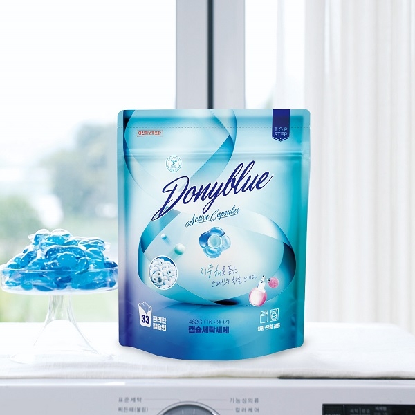 탑스텝, ‘향기캡슐세제 도니블루’ 출시