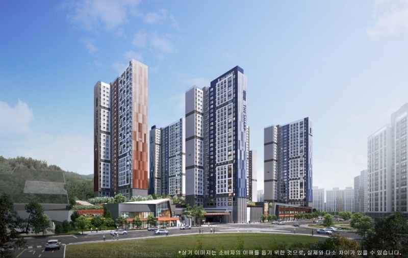 더샵 진주피에르테 전면투시도. 자료=포스코건설