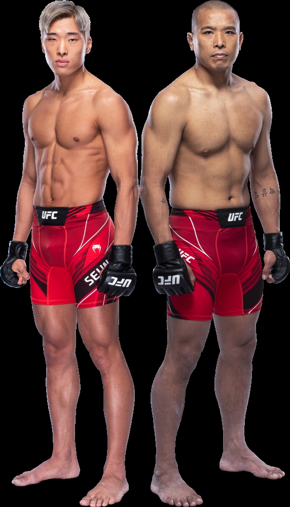 24일 차례로 옥타곤에 올라 4연승을 노리는 최승우(왼쪽)와 박준용(사진출처=UFC)