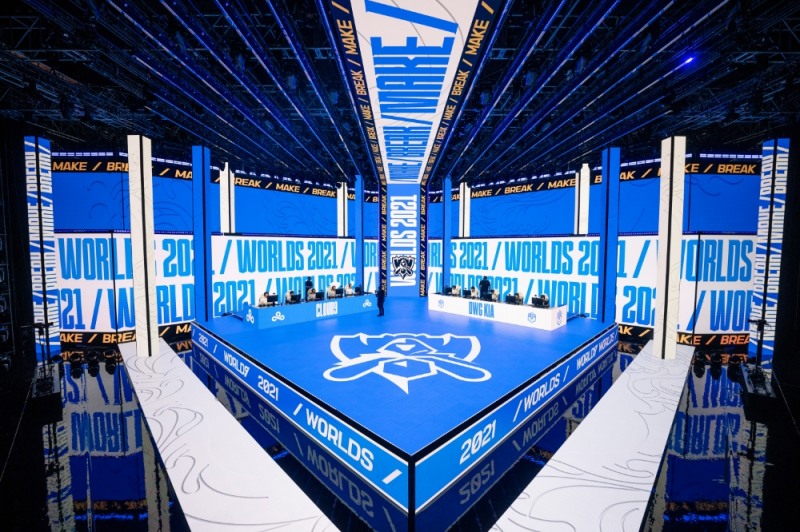 2021 리그오브레전드 월드챔피언십(롤드컵) 경기장(사진=라이엇 게임즈 제공).