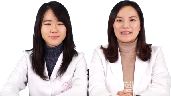 약사유튜버약먹을시간제공,(왼쪽부터)약사천제하,최주애