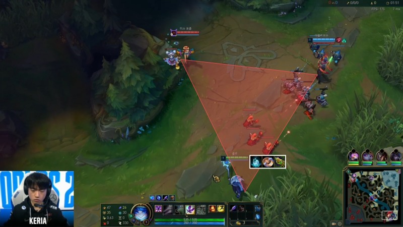 T1은 룰루로 유미를 가장 쉽게 잡아냈다