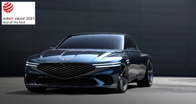 제네시스 엑스, 레드 닷 어워드 디자인 콘셉트 분야 최우수상 수상