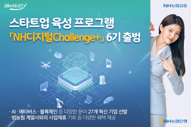 농협은행, 'NH디지털Challenge+' 6기 출범…스타트업 맞춤형 육성·협업