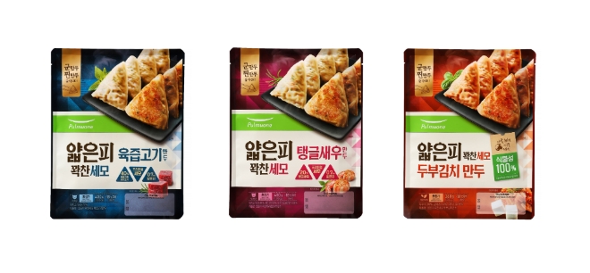 풀무원, 얄피 후속작 수제 스타일 ‘얇은피 꽉찬 세모만두’ 출시