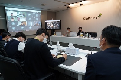 깨끗한나라, 대리점과의 소통강화 위한 정기 화상회의 실시