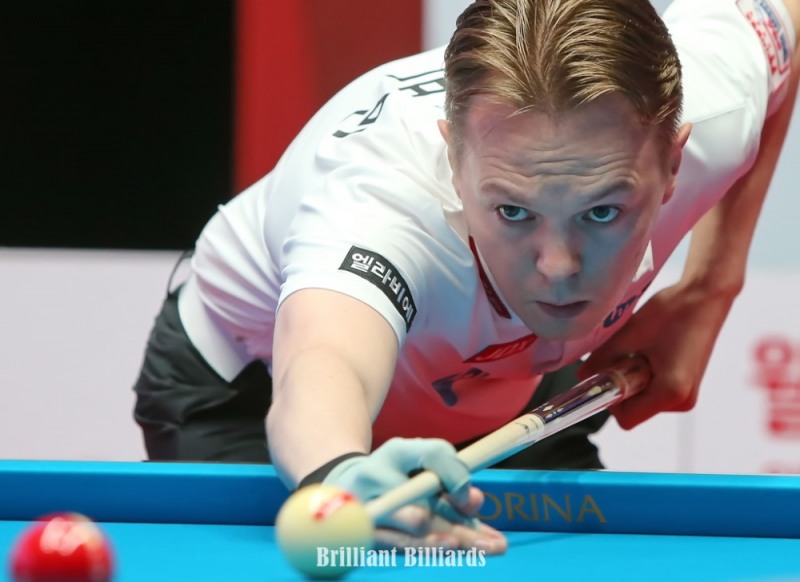 퍼펙트 큐의 휴온스 호프만(사진=브릴리언트 빌리아드)