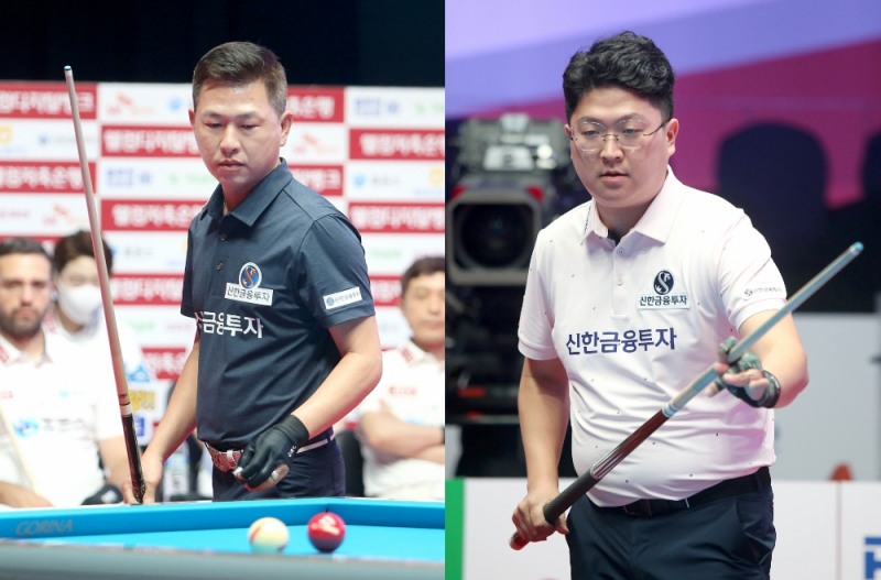 2승을 올린 마민캄(왼쪽)과 조건휘(사진=PBA)