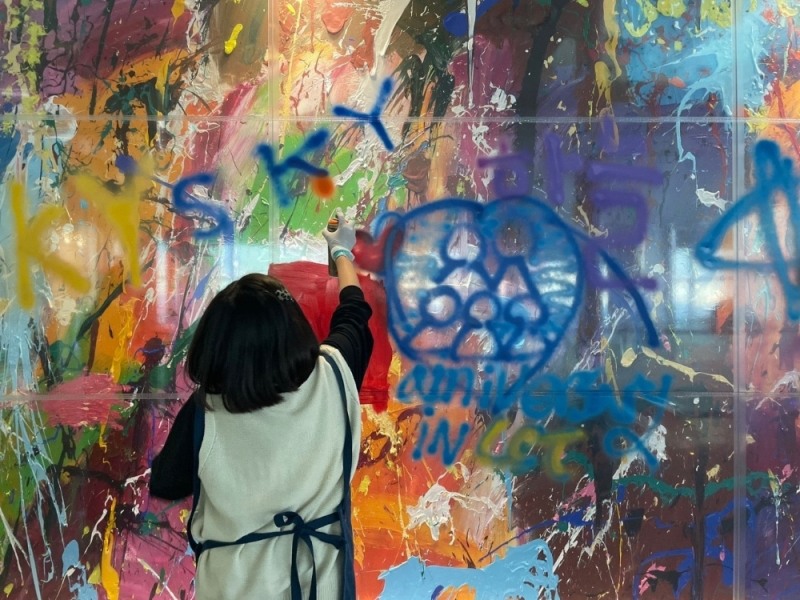 닉플레이스, JONONE 고객 참여 아트 COEXISITENCE 전시회 1차 이벤트 진행