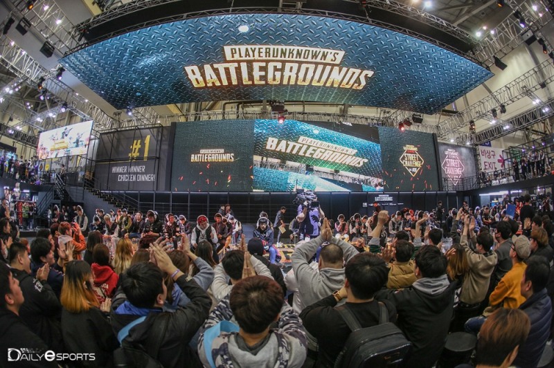 2018 지스타에서 처음으로 열린 배틀그라운드 모바일 대회.