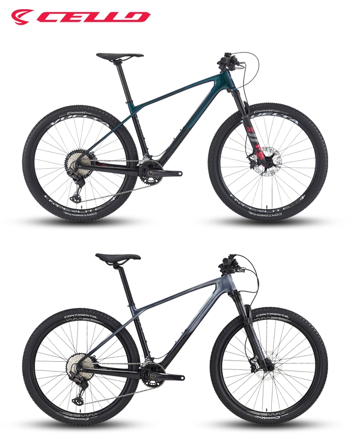 첼로 최상급 경량 MTB 크로노 2022년 신제품(위) 크로노80, (아래) 크로노50