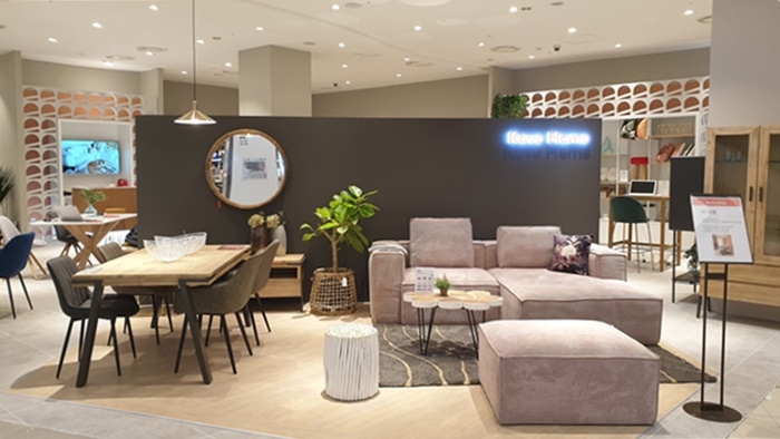 케이브홈, 롯데백화점 수원점 매장 오픈