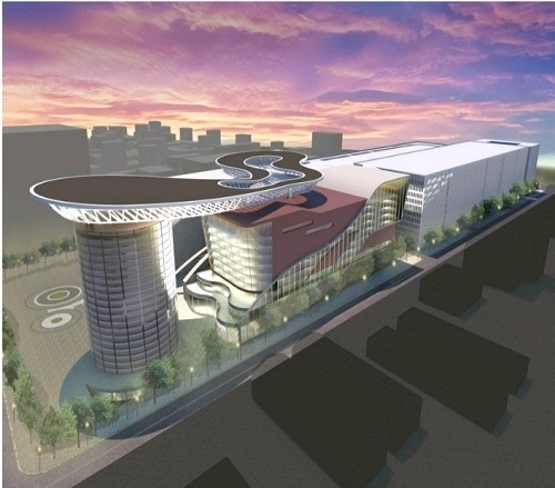 사진: 양산 전시장 조감도