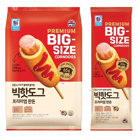 사조대림, 빅사이즈 핫도그 '대림선 빅핫도그 출시'