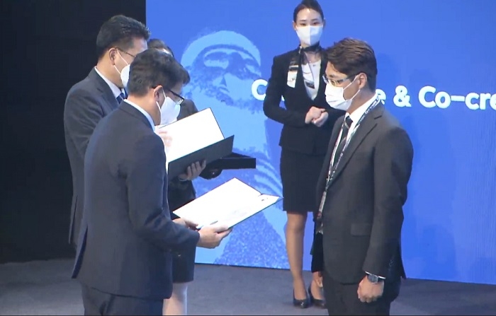 다온티앤티 고필권 대표 ‘2021년 중소기업융합대전’ 장관상 수상