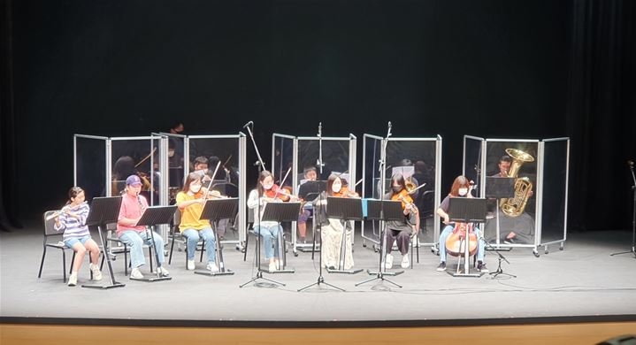 오산문화재단의 '슬기로운 꿈오' 오케스트라 연주.오산문화재단 제공