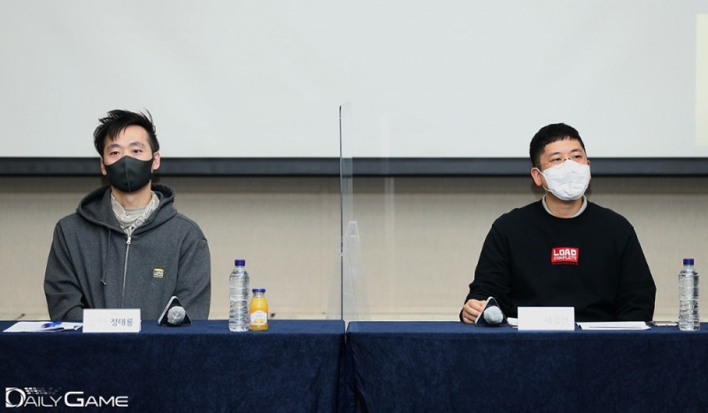 왼쪽부터 로드컴플릿 정태룡 PD, 배정현 대표.