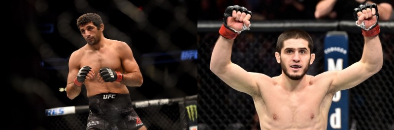 연승 대결을 벌이게 된 다리우스(왼쪽)와 마카체프(사진=UFC)