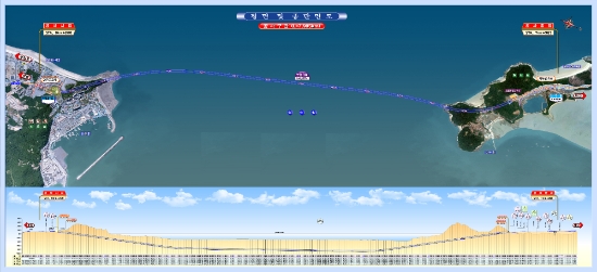 보령 해저터널 종·평면도