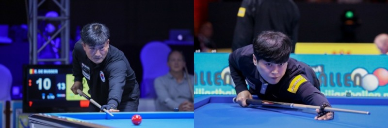 3라운드 1차전서 이긴 이충복(왼쪽)과 김동훈(사징=파이브앤식스)