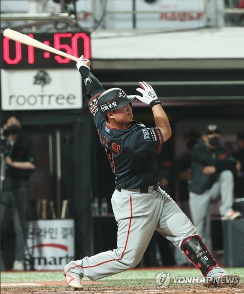 노시환은 부상이 발목을 잡기는 했지만 차세대 거포로 자라날 수 있는 가능성을 보여 주었다.