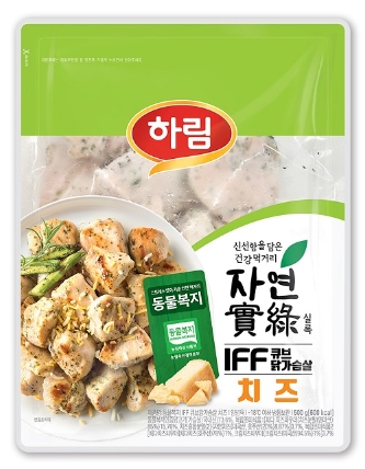 하림, '자연실록 동물복지 IFF 큐브 닭가슴살 치즈' 마켓컬리서 판매