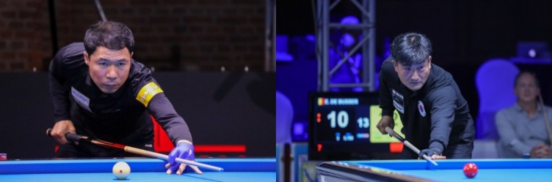 32강에 오른 허정한(왼쪽), 이충복(사진=파이브앤식스)