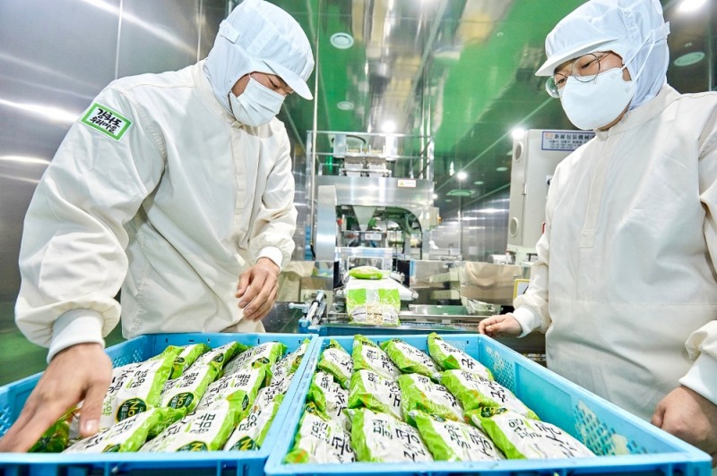 강화도 풀무원의 콩나물