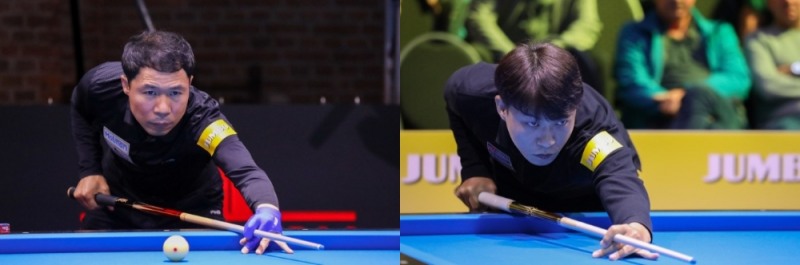 8강에 선착한 허정한(왼쪽)과 최성원(사진=파이브앤식스)