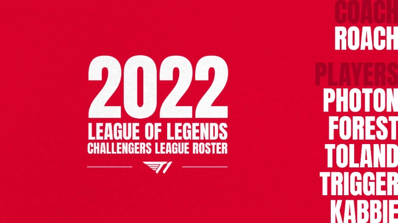 T1 LoL 2군 로스터(사진=T1 공식 SNS 발췌).